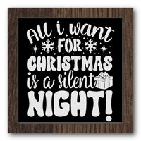 All I Want for Christmas is a Silent Night Stencil