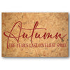 Autumn The Year's Loveliest Smile Stencil