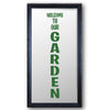 Welcome to Our Garden Vertical Stencil
