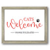People Tolerated - Cats Stencil