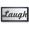 Simple Sayings:  Laugh Script Stencil