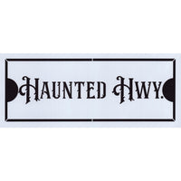 Haunted Hwy Stencil