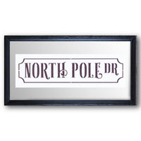 North Pole Dr. Stencil