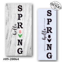 Hello Spring Stencil