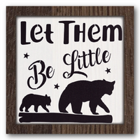 Let Them Be Little Stencil