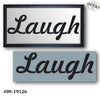 Simple Sayings:  Laugh Script Stencil