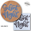 Silent Night Large Stencil