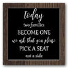Pick a Seat Not a Side Stencil