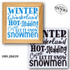 Winter Wonderland Subway Stencil