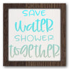 Save Water Shower Together Stencil