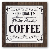 Freshly Roasted Coffee Stencil