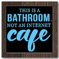 This is a Bathroom Stencil