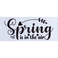 Spring is in the Air Stencil