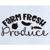 Farm Fresh Produce Stencil