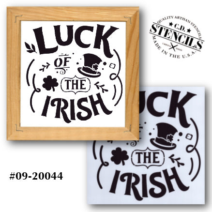 Luck of the Irish Stencil