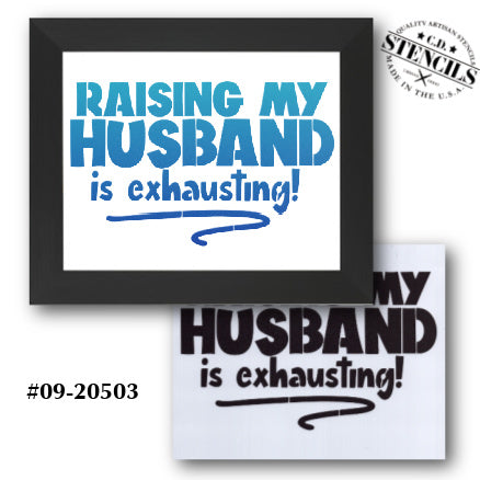 Raising My Husband Stencil