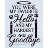 My Favorite Hello Stencil