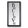 Simple Sayings: Believe Vertical Stencil