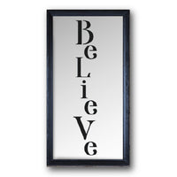 Simple Sayings: Believe Vertical Stencil