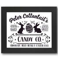 Cottontail's Candy Co Stencil