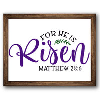 Matthew 28:6 Stencil