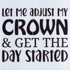 Adjust My Crown Stencil
