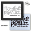 Thou Shalt Practice Stencil