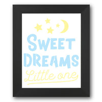 Sweet Dreams Little One - Moon and Stars Stencil