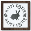 Happy Easter Bunny Stencil