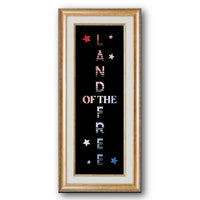 Land of the Free Stencil