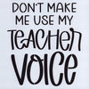 Teacher Voice Stencil