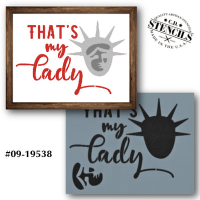That's My Lady Stencil