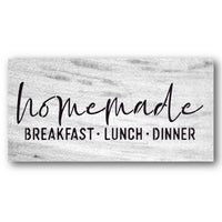 Homemade Breakfast Lunch Dinner Stencil
