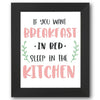 Sleep in the Kitchen Stencil