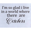 World Where There are Octobers Stencil