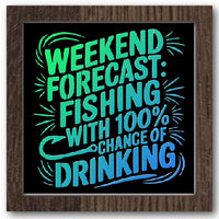 Fishing with 100% Chance of Drinking Stencil