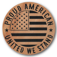 Proud American Stencil