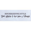 Housekeeping Style Stencil