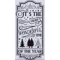 It's the Most Wonderful Time of the Year Large Stencil