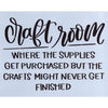 Craft Room Stencil
