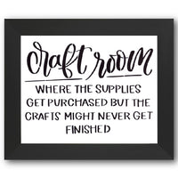 Craft Room Stencil