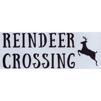 Reindeer Crossing Stencil