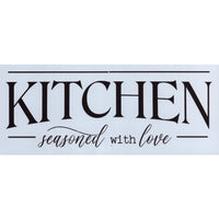 Kitchen Seasoned with Love Stencil