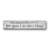 Housekeeping Style Stencil