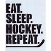 Eat Sleep Hockey Repeat Stencil