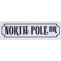 North Pole Dr. Stencil