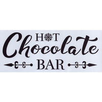 Hot Chocolate Bar Stencil