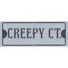 Creepy Court Stencil