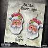 Santa Head Earrings