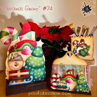 Christmas Gnome Napkin Holder Front